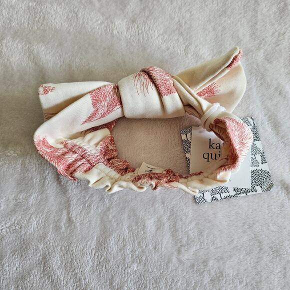 Kate Quinn NWT Size Medium Headband Bow Porcupine 100% Organic Cotton - Picture 3 of 5